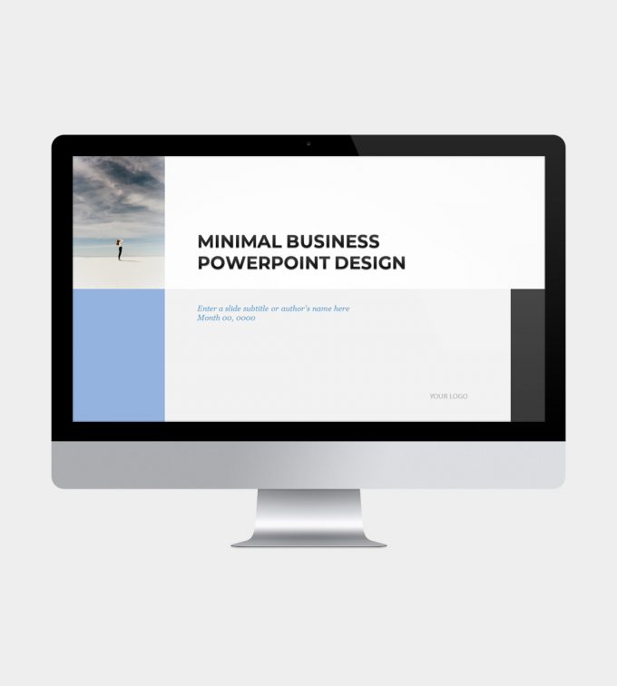 Minimal Business Plan PowerPoint Template