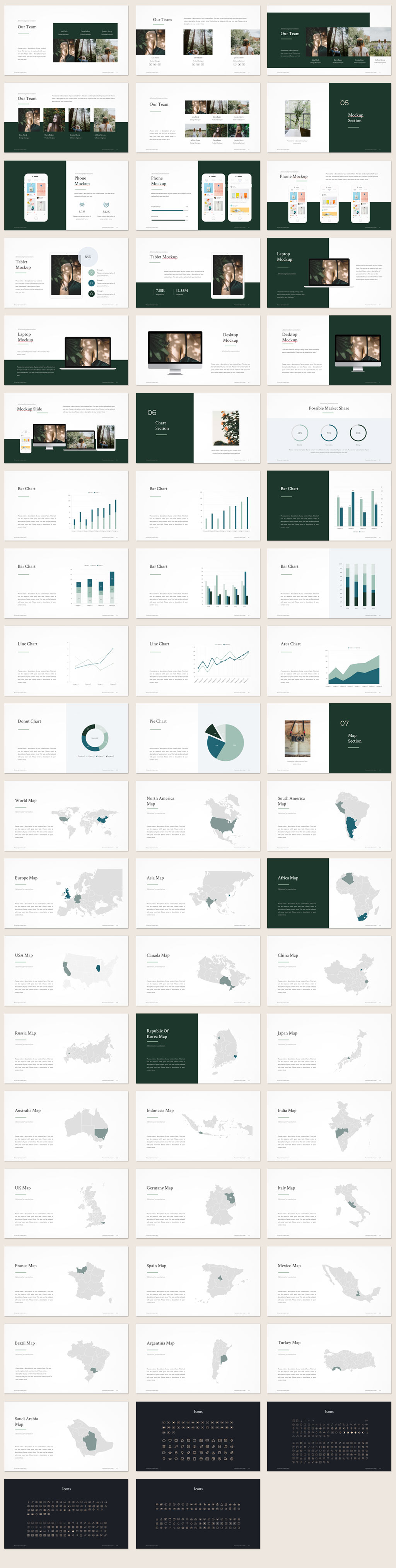 Minimal Portfolio PowerPoint Template