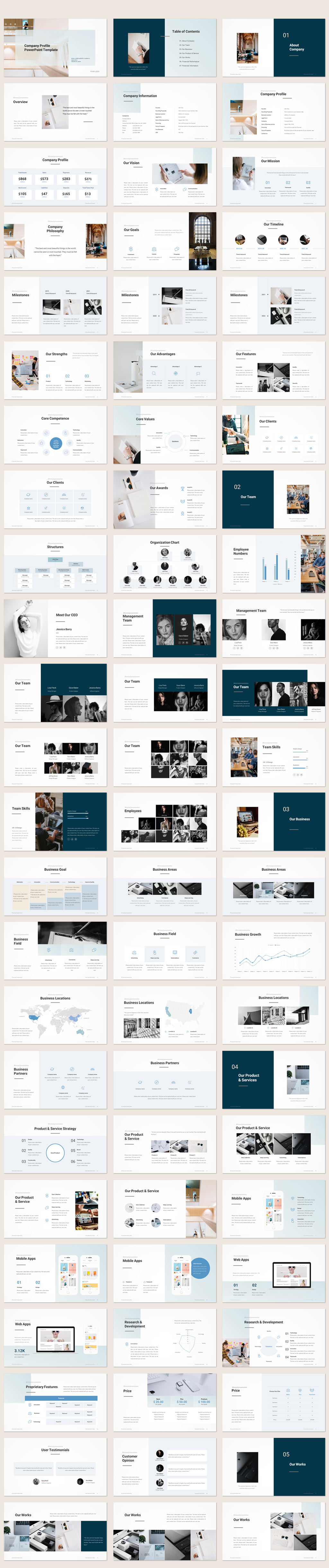 Company Profile PowerPoint Template 