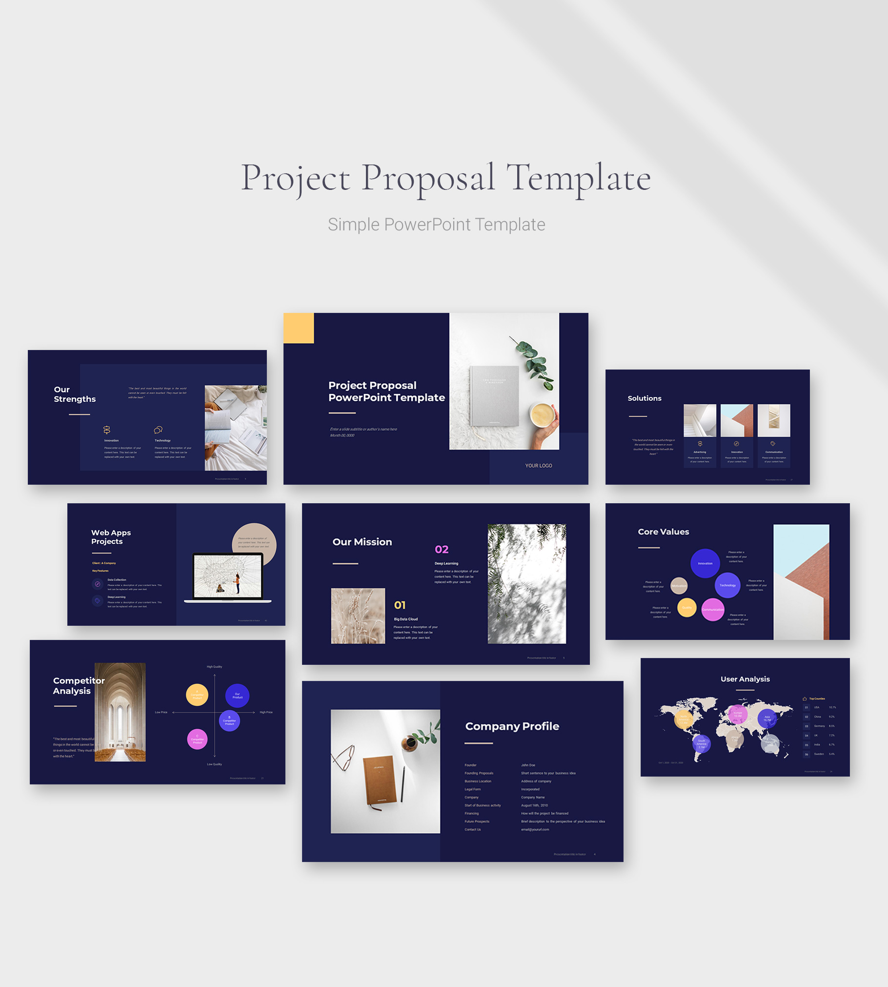 research project proposal powerpoint template