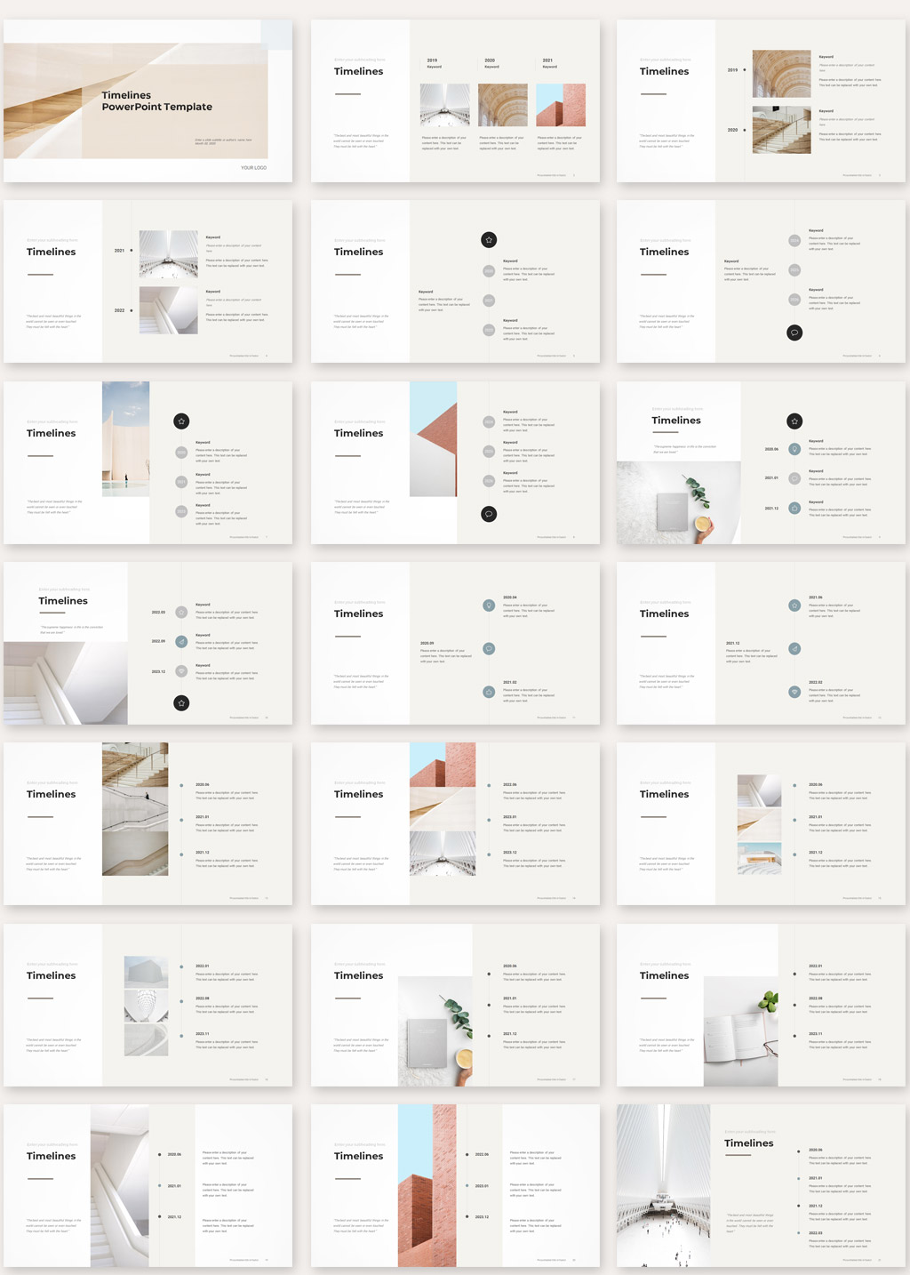 Timelines PowerPoint Template