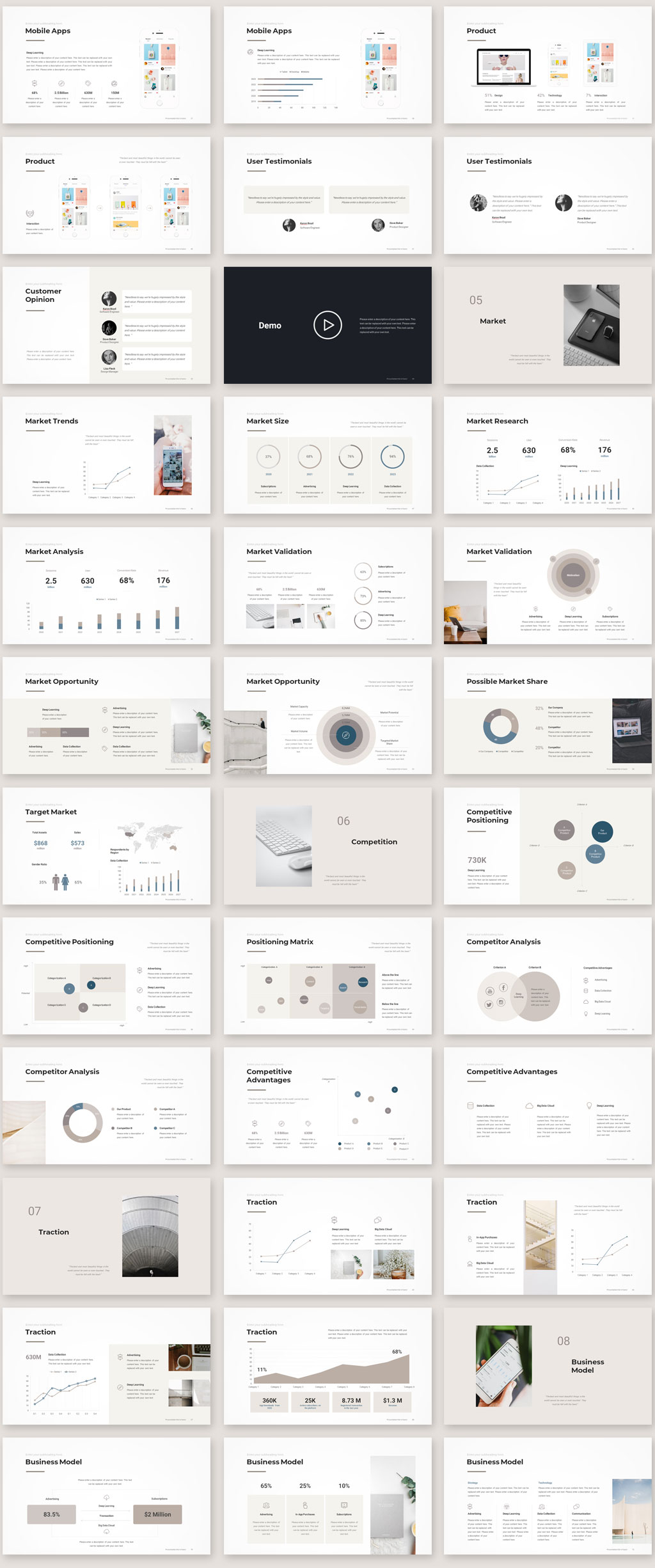 Pitch Deck PowerPoint Template 2020