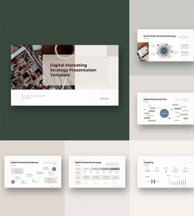 Digital Marketing Strategy Template Preview