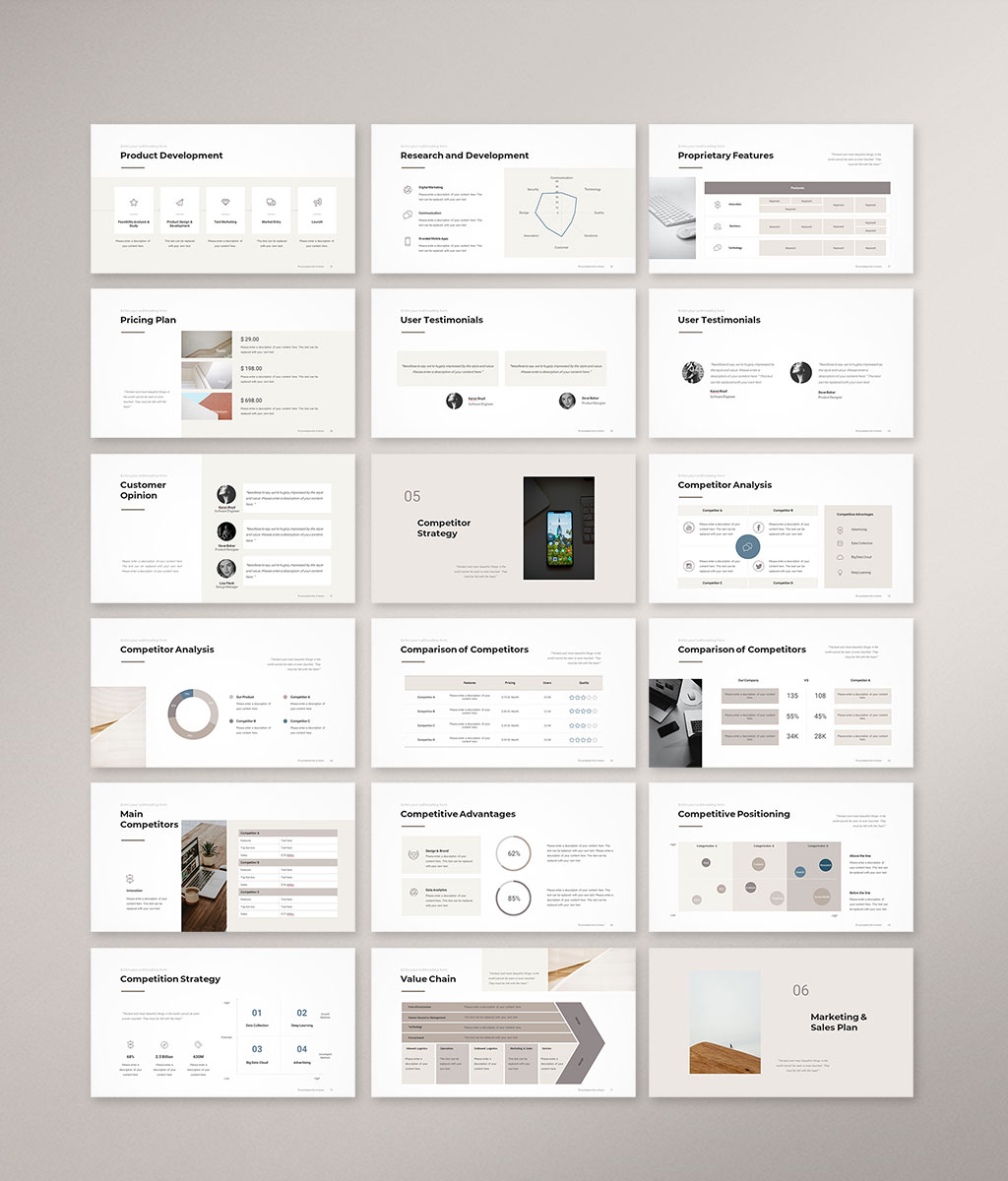 Business Plan PowerPoint Template 004