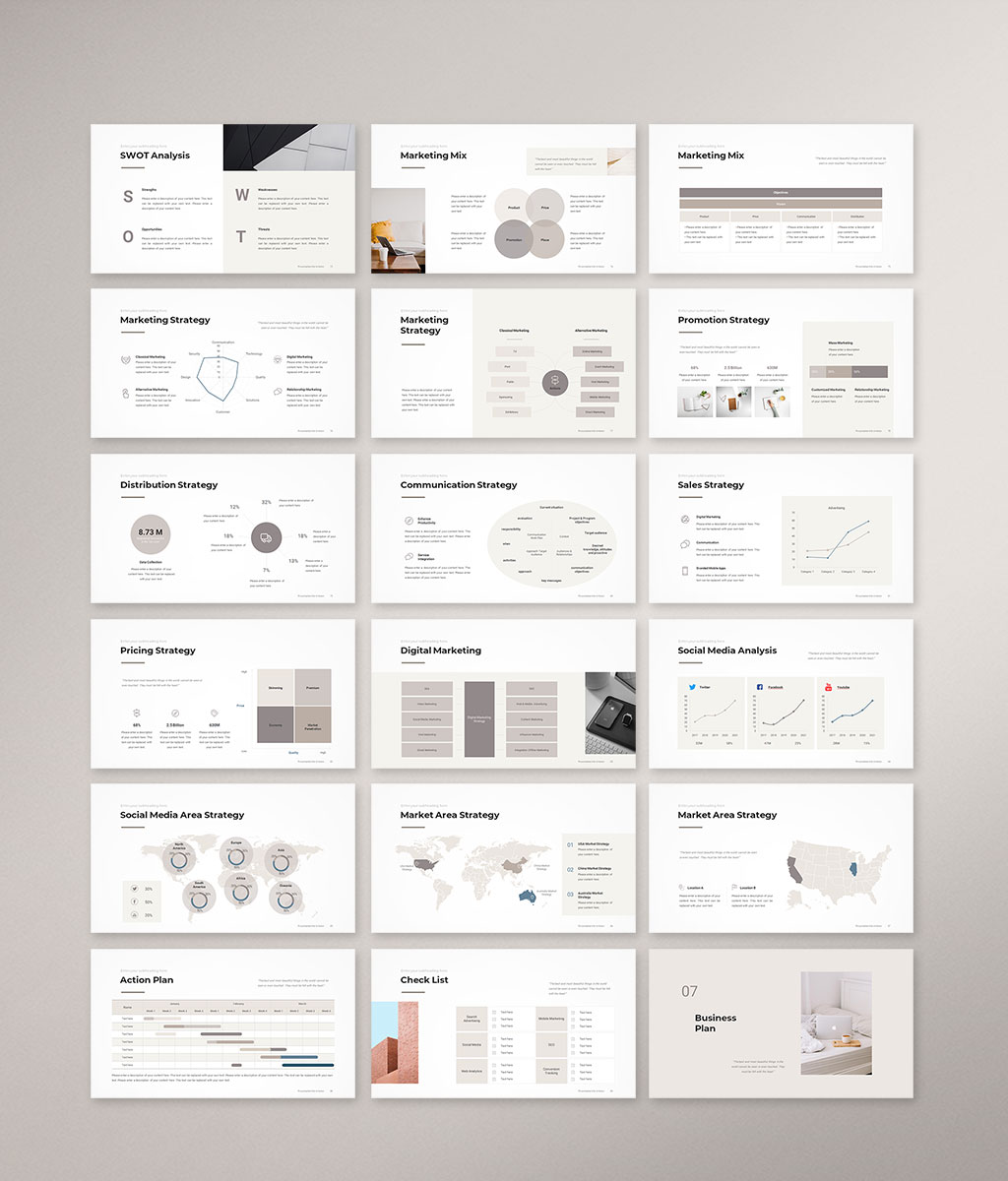 Business Plan PowerPoint Template 005