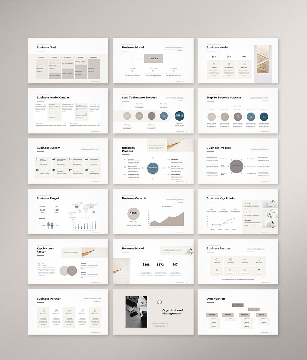 Business Plan PowerPoint Template 006