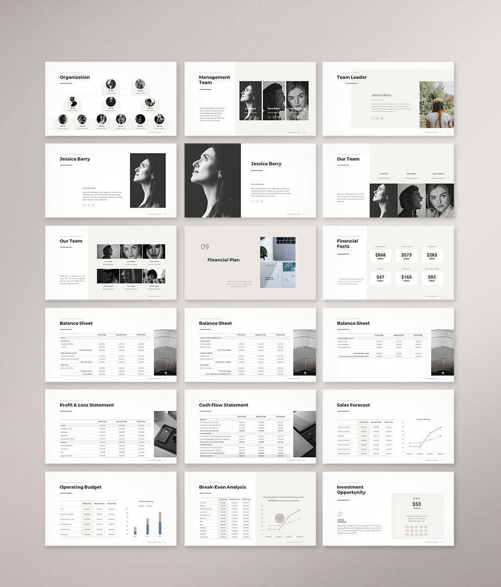 Business Plan PowerPoint Template 007