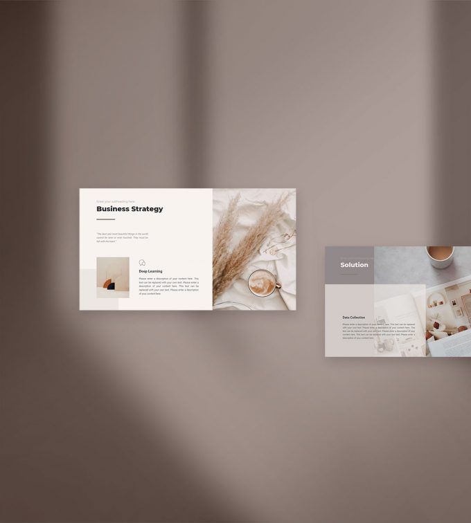 CANVA Simple Presentation Template Cover 2