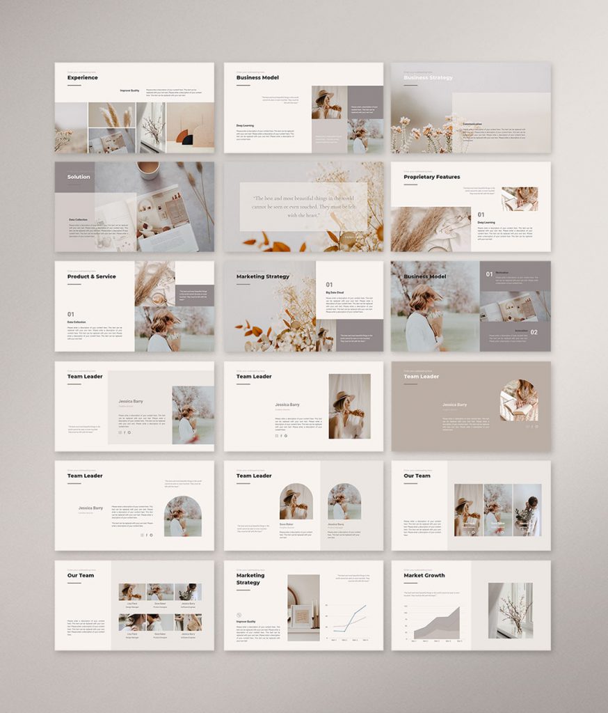 CANVA Simple Presentation Template - Download CANVA Template