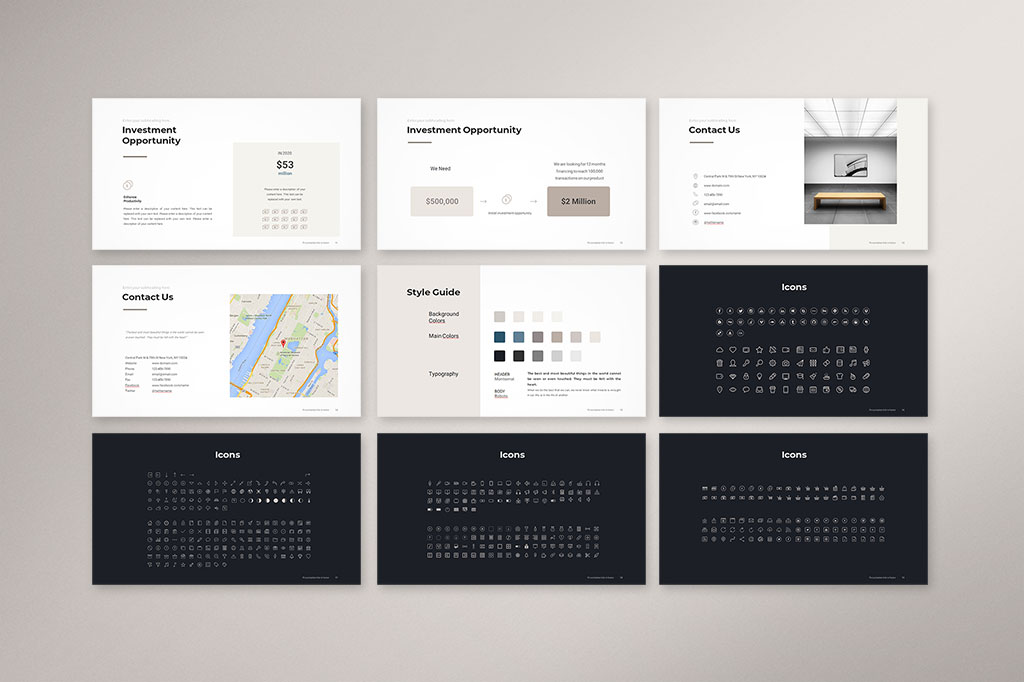 Company Profile Presentation Template Preview 006