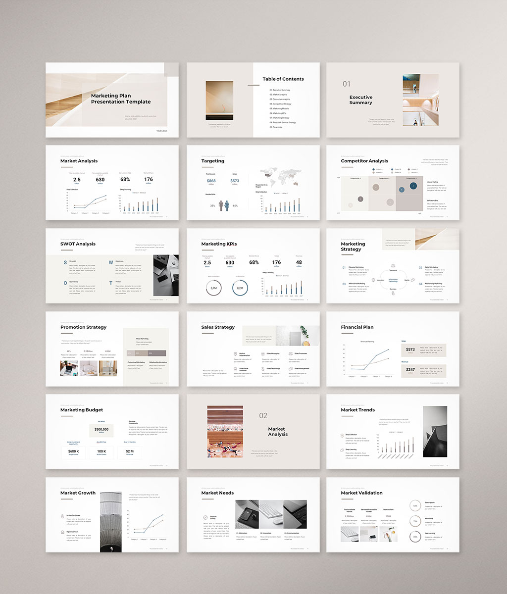 Marketing Plan Presentation Template Preview001