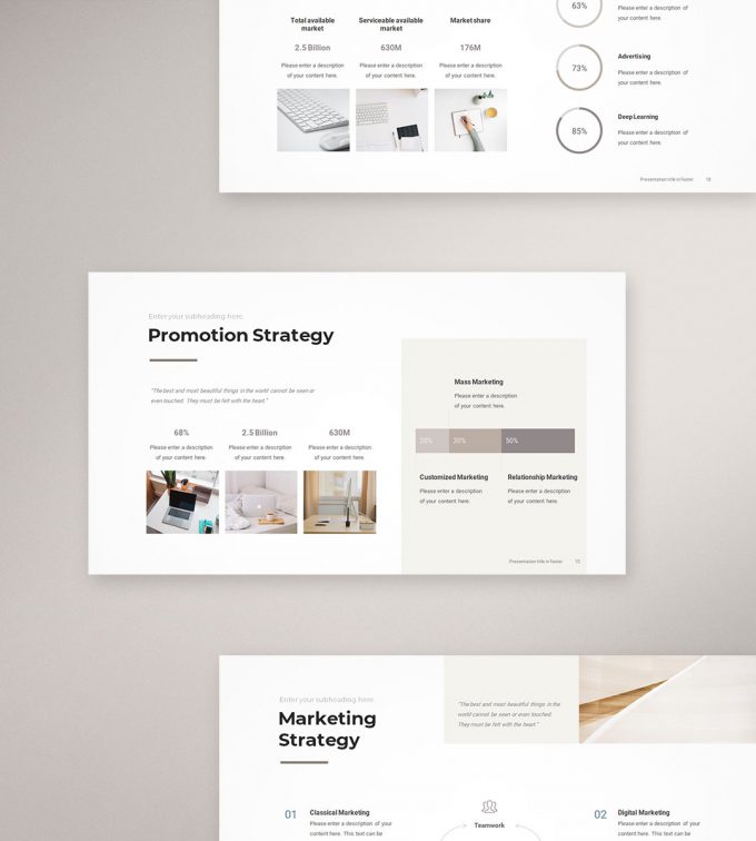 Marketing Plan Presentation Template a