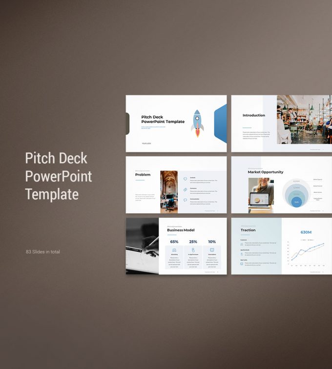 Pitch Deck PowerPoint Template Cover