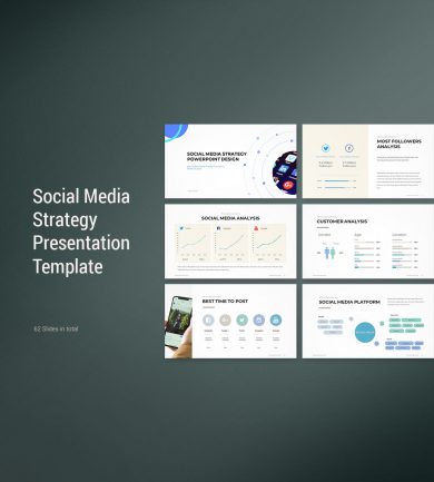 Social Media Strategy Template Cover