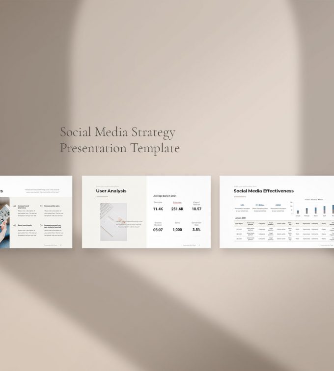 Social Media Strategy Template Preview 3