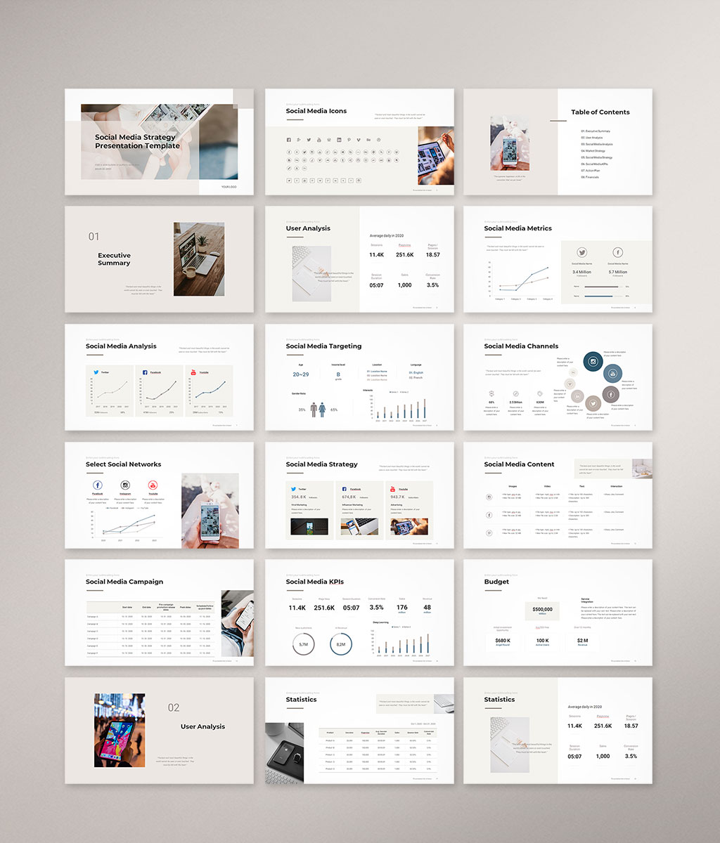 Social Media Strategy Template Preview 01