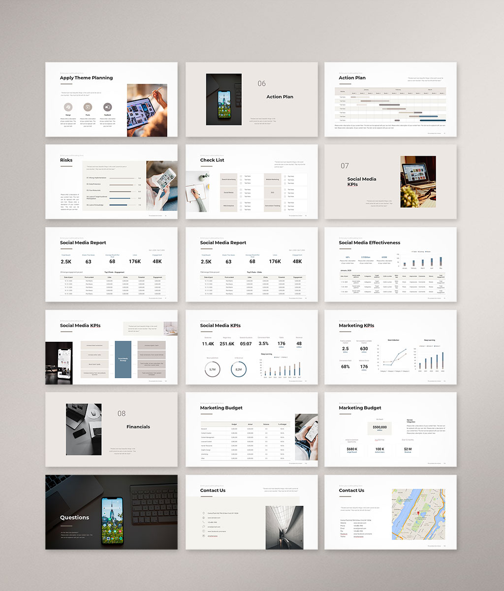 Social Media Strategy Template Preview 06