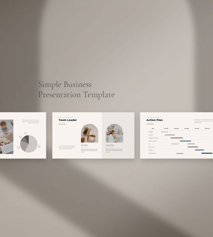 CANVA Simple Presentation Template Preview3