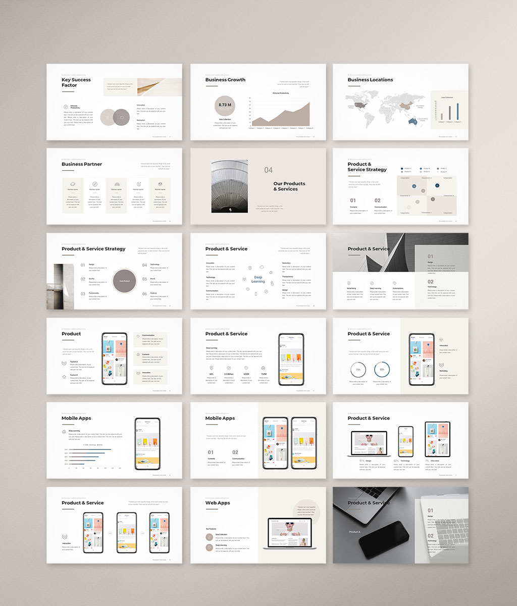 Company Profile Presentation Template Preview 003