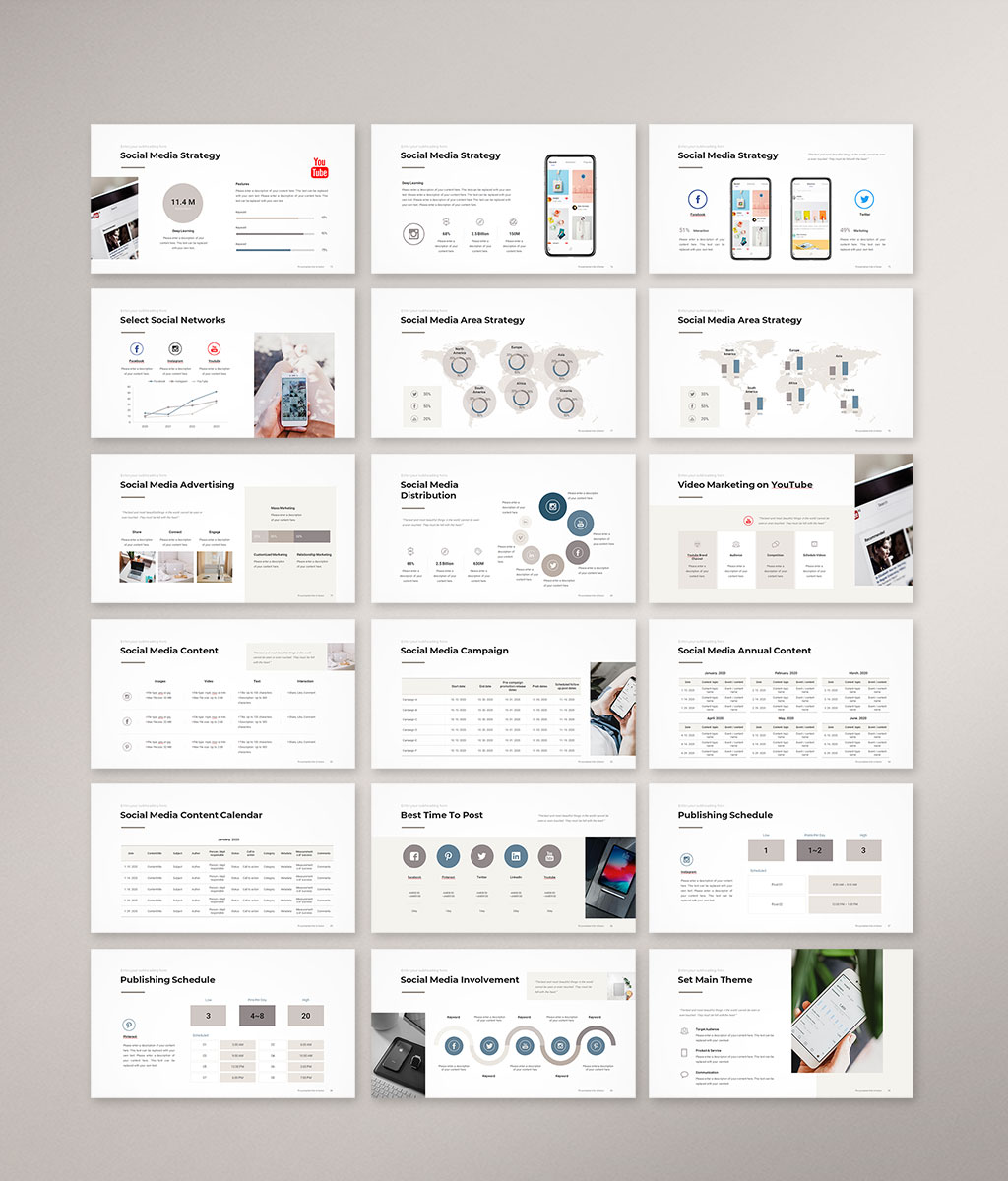 Social Media Strategy Template Preview 05