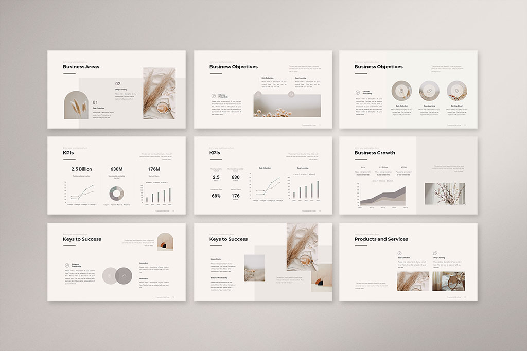 Business Strategy Presentation Template Preview 2