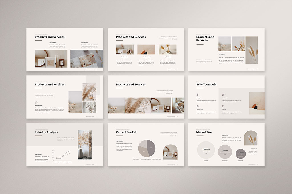 Business Strategy Presentation Template Preview 3