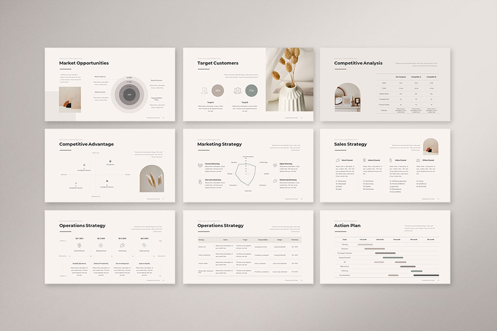 Business Strategy Presentation Template Preview 4