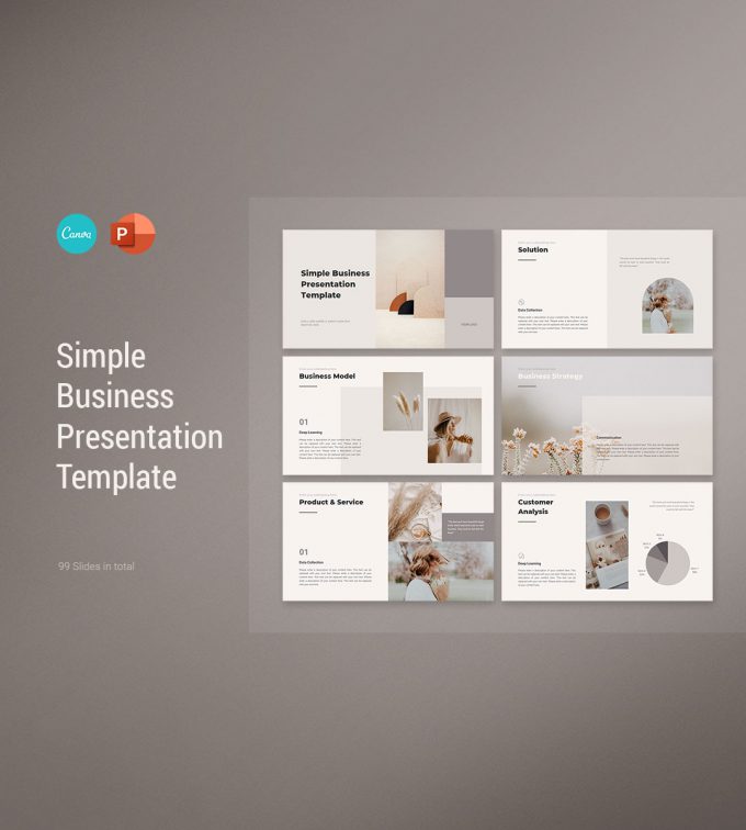 CANVA Simple Presentation Template Cover