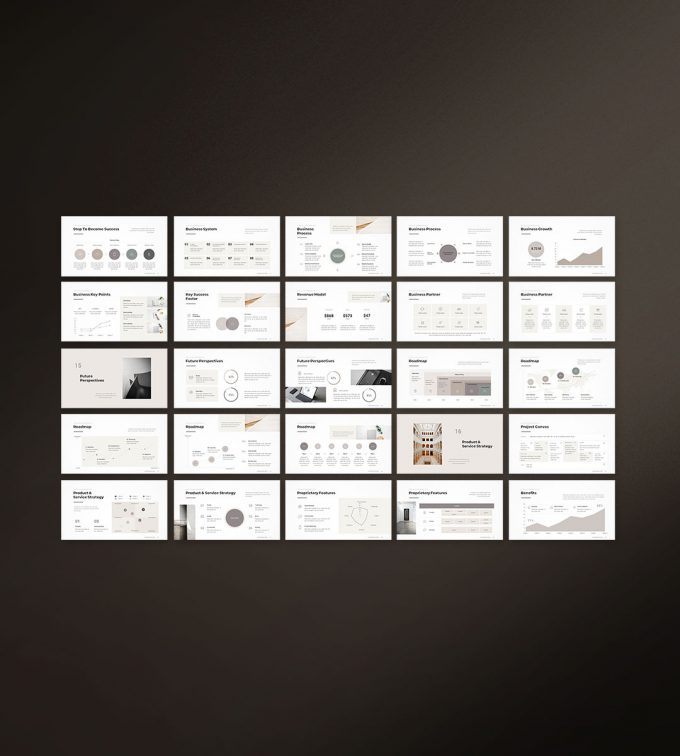 Business presentation template preview10