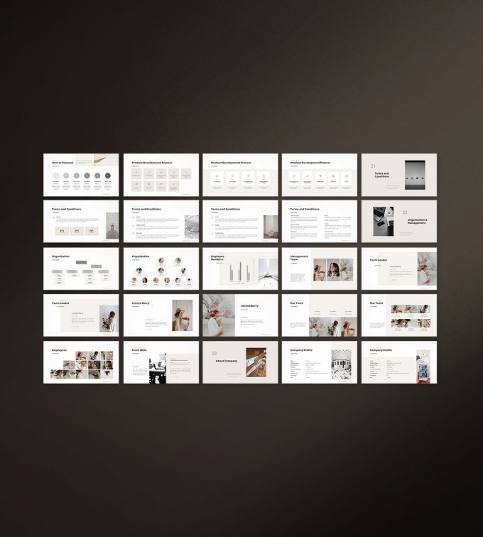 Business presentation template preview12