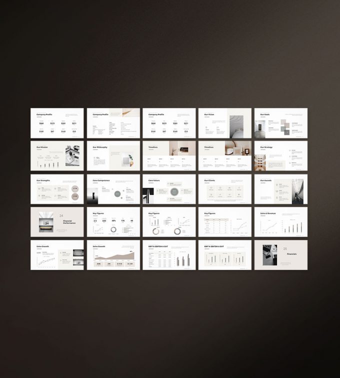 Business presentation template preview13