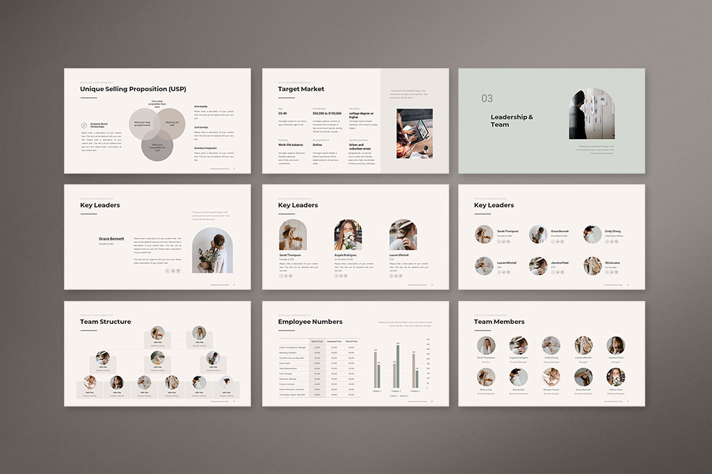 Company Profile Presentation Template Preview 03