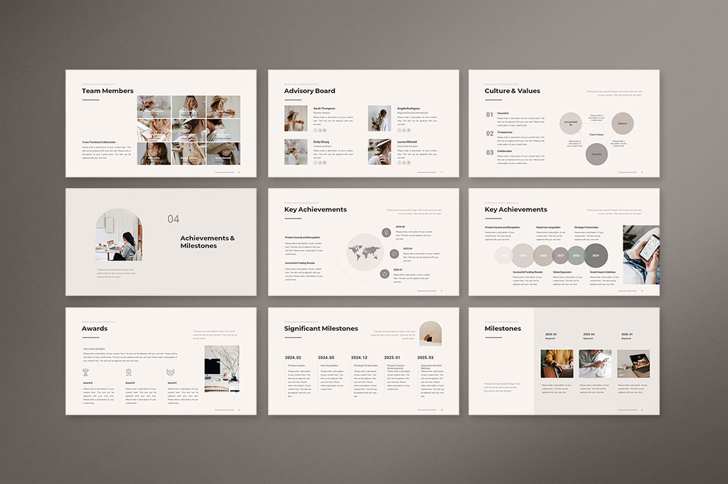 Company Profile Presentation Template Preview 04