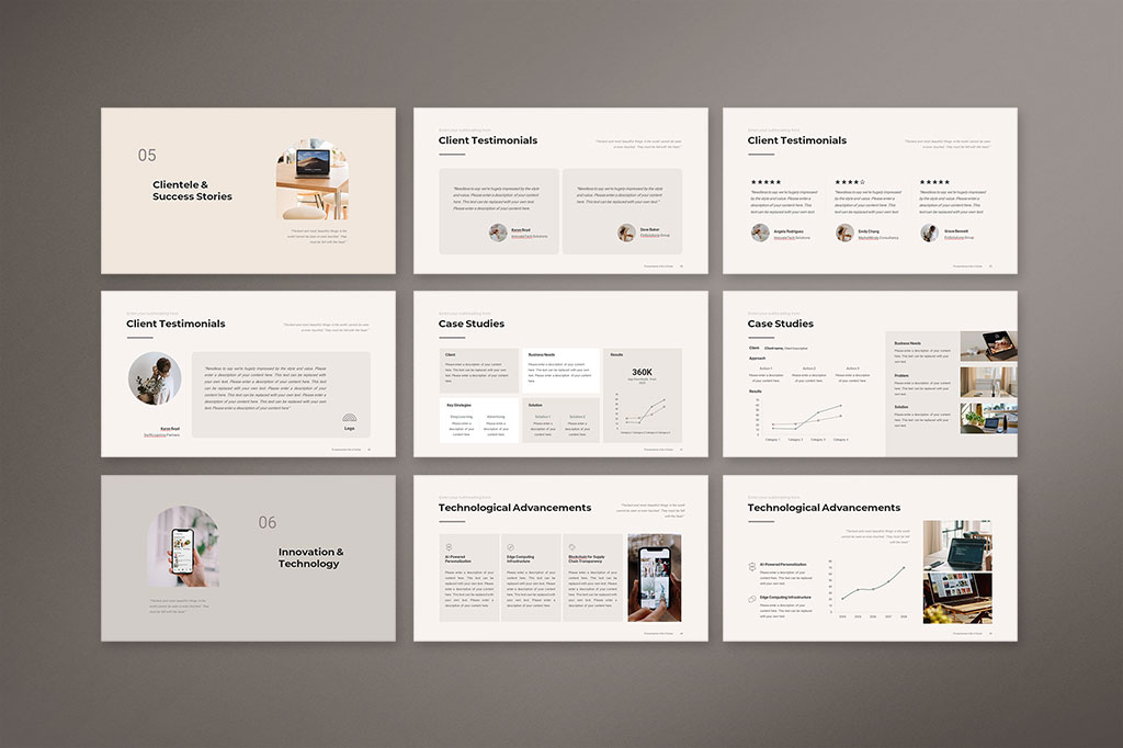 Company Profile Presentation Template Preview 05