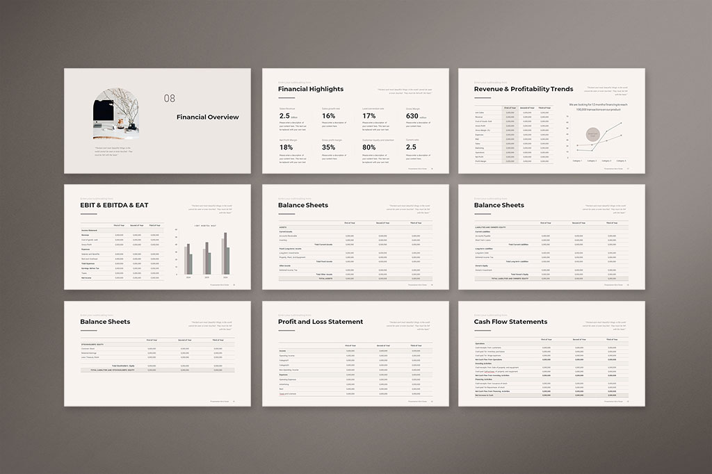 Company Profile Presentation Template Preview 07