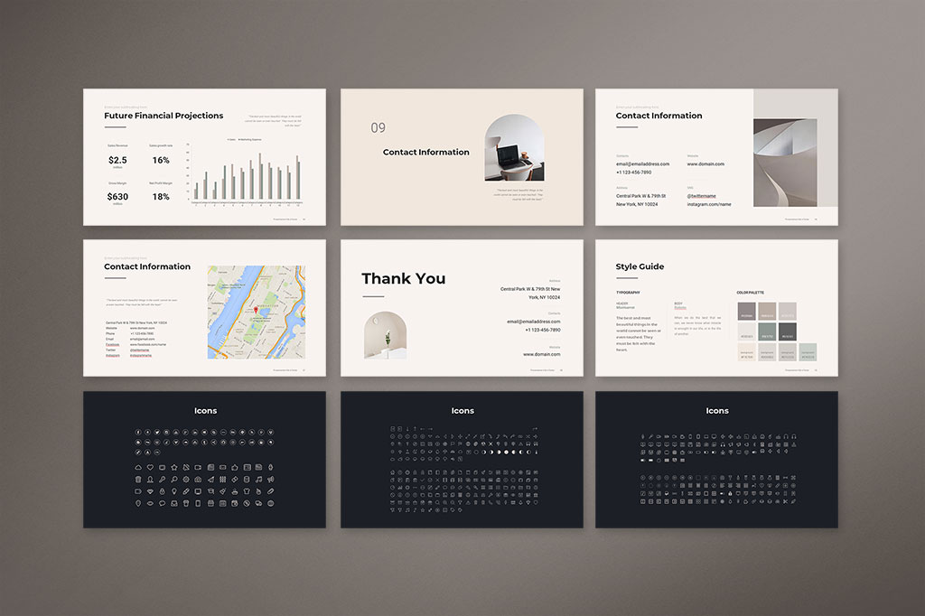 Company Profile Presentation Template Preview 08