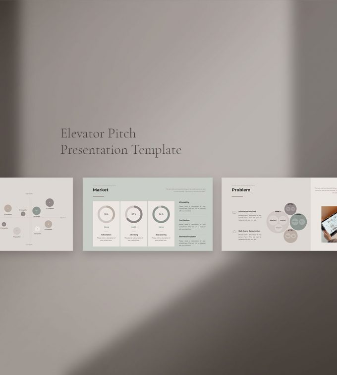 Canva Elevator Pitch Presentation Preview 3