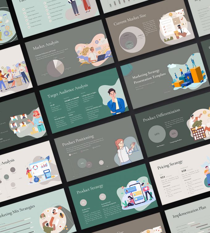 Canva Marketing Strategy Presentation Template 2